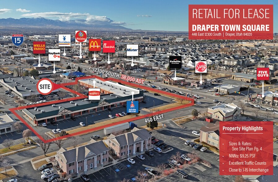 404-448 E 12300 S, Draper, UT à louer - Photo principale – Image 1 sur 6