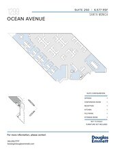 1299 Ocean Ave, Santa Monica, CA à louer Plan d’étage– Image 1 sur 1