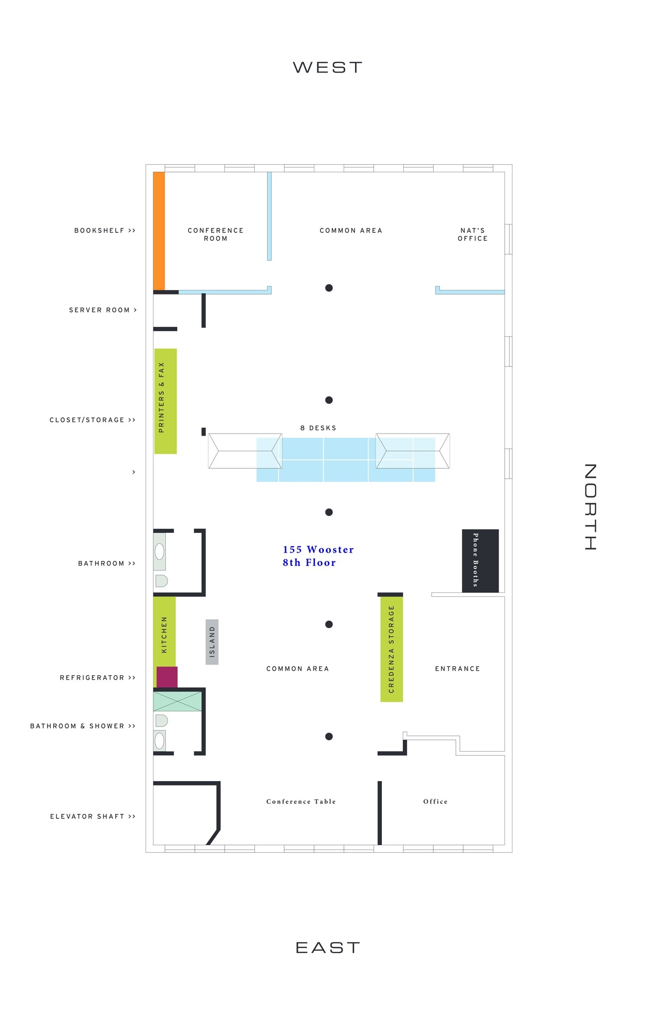 155-157 Wooster St, New York, NY à louer Plan de site– Image 1 sur 12