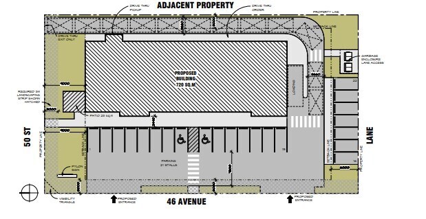 4824 46 Av, Innisfail, AB à louer - Plan de site – Image 2 sur 3