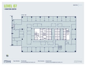 1221 McKinney St, Houston, TX à louer Plan d’étage– Image 1 sur 1