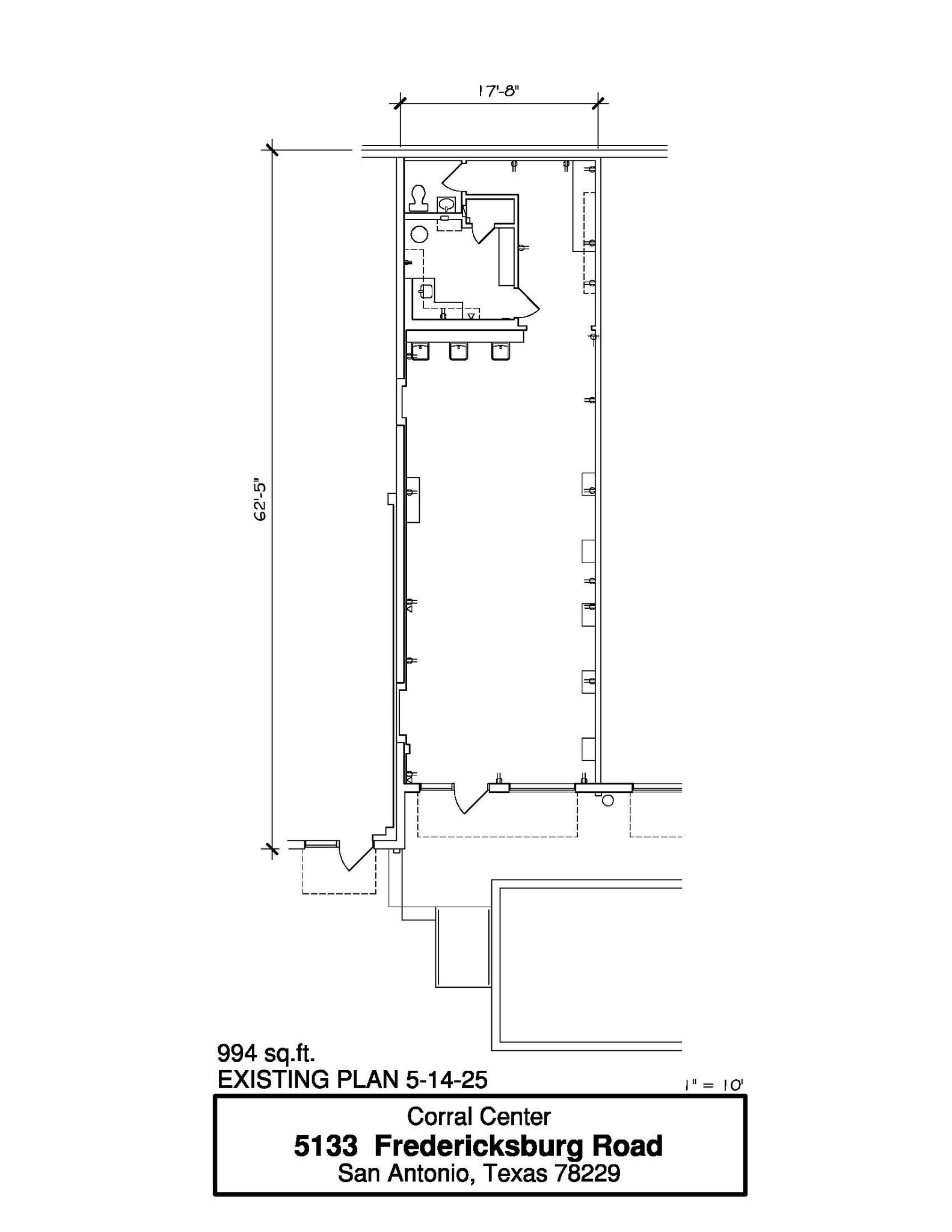 5115-5145 Fredericksburg Rd, San Antonio, TX à louer Plan d’étage– Image 1 sur 1