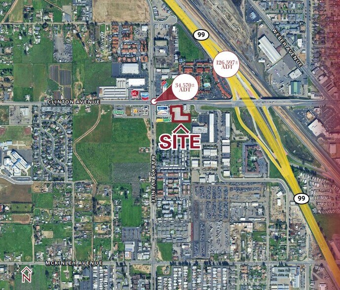 2741, 2755-2827 W Clinton Ave, Fresno, CA à louer - Photo de l’immeuble – Image 2 sur 3