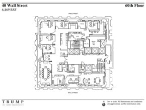 40 Wall St, New York, NY à louer Plan d’étage– Image 1 sur 1