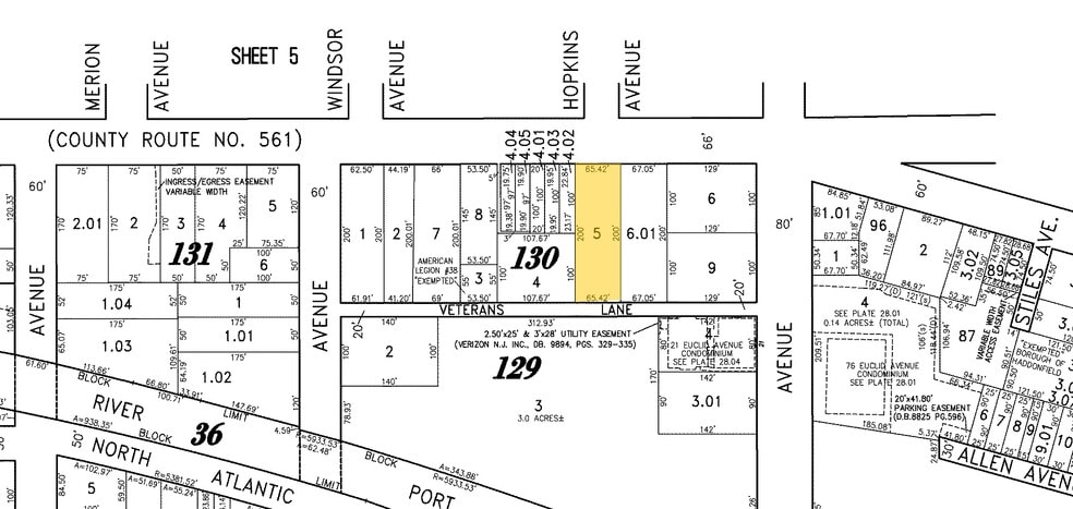 116 N Haddon Ave, Haddonfield, NJ à louer - Plan cadastral – Image 2 sur 2