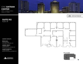 9130 S Dadeland Blvd, Miami, FL à louer Plan d’étage– Image 1 sur 1