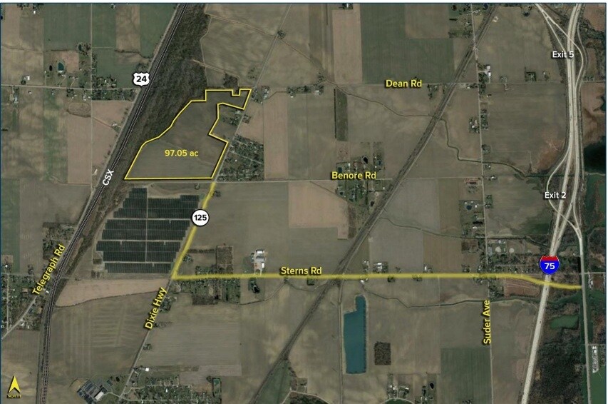 Dixie Hwy, Erie, MI à vendre - Aérien – Image 1 sur 4