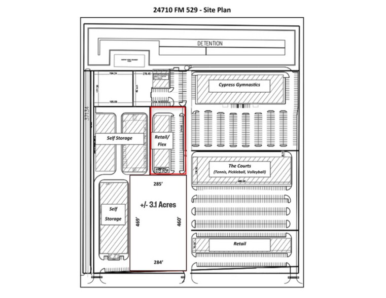 24652 FM 529, Katy, TX à louer - Plan d’étage – Image 2 sur 3