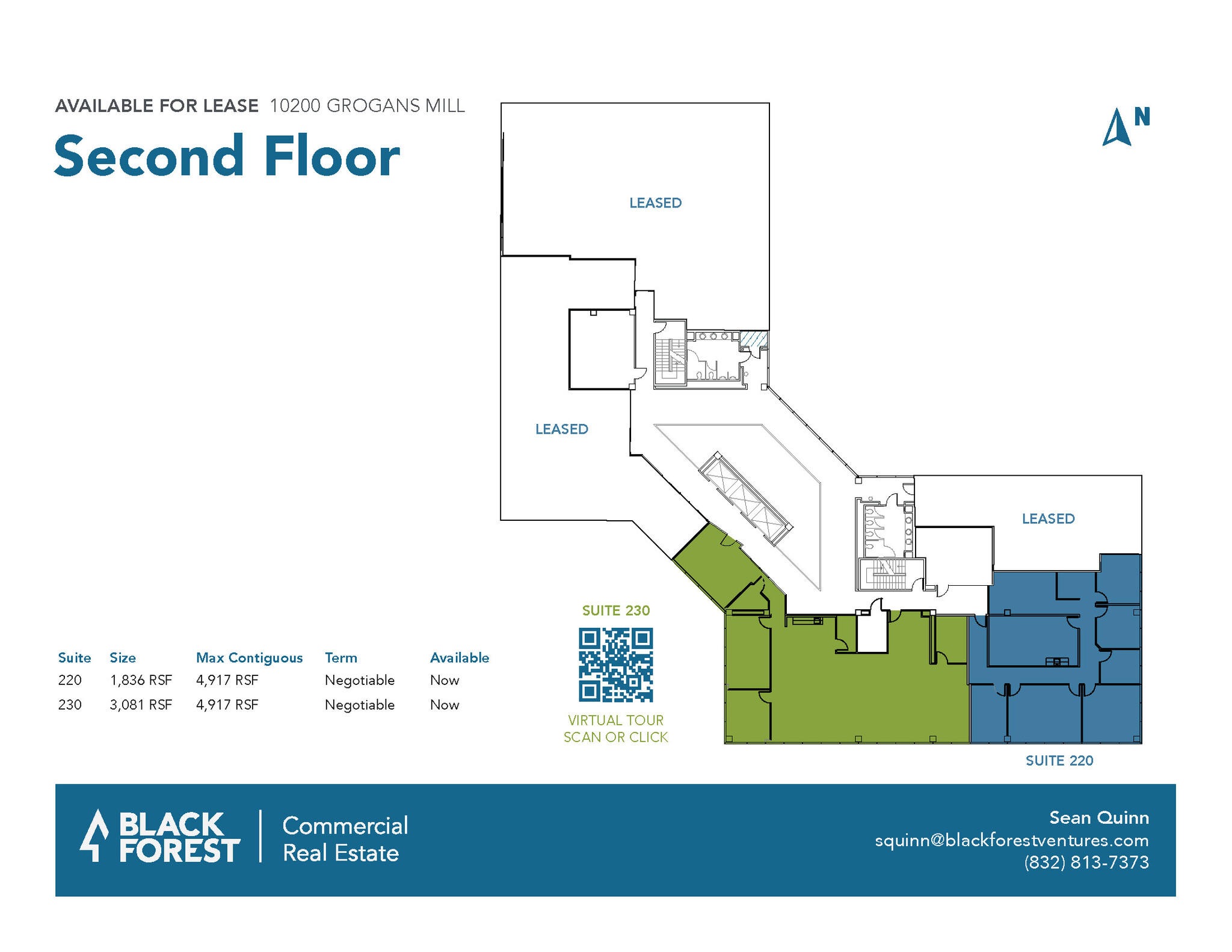 10200 Grogans Mill Rd, The Woodlands, TX à louer Plan d’étage– Image 1 sur 1