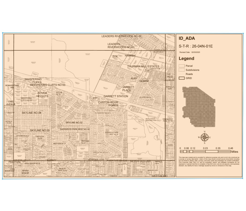 Plan cadastral