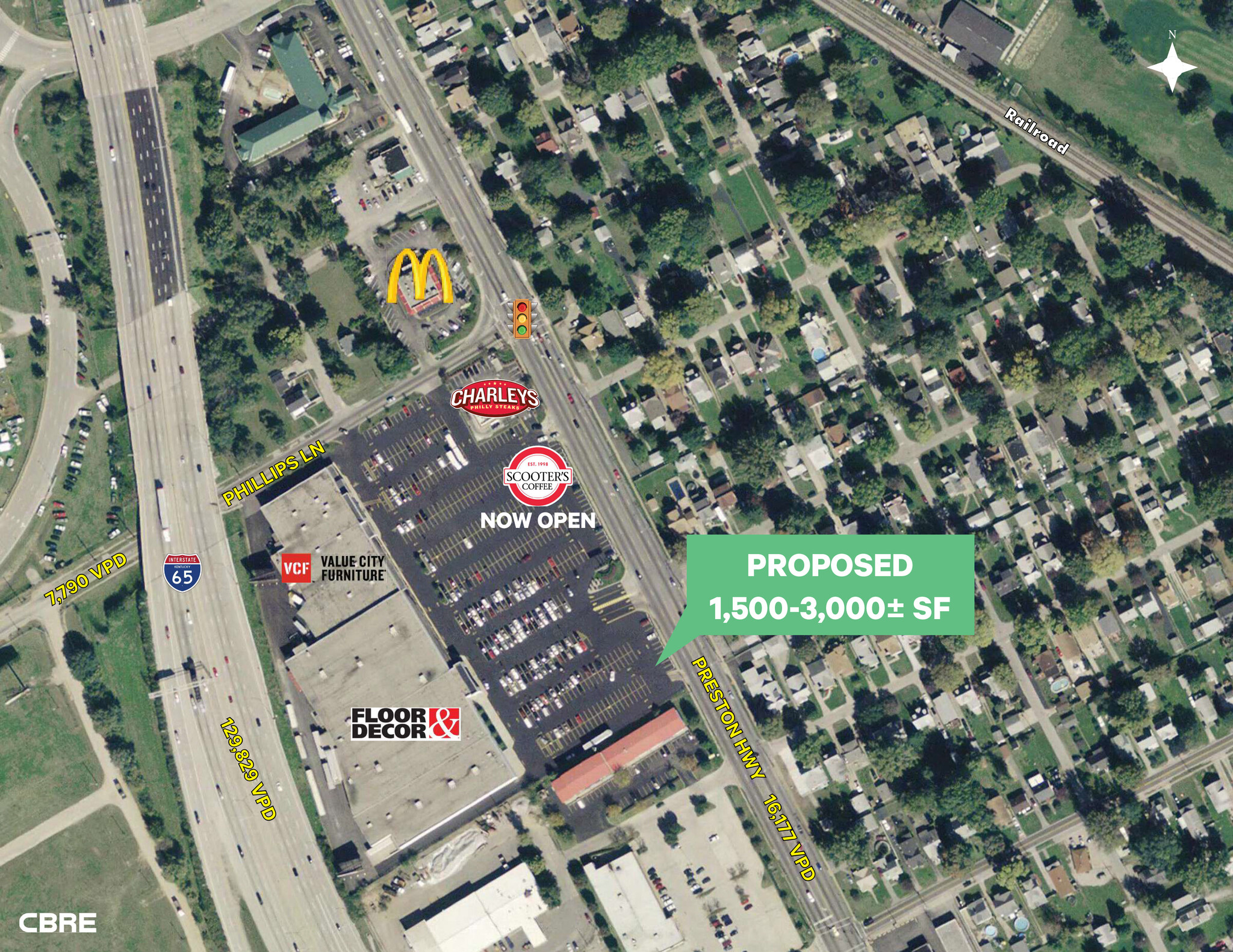 3420-3430 Preston Hwy, Louisville, KY à louer Aérien– Image 1 sur 1