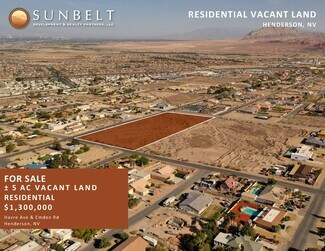 Plus de détails pour Emden St, Henderson, NV - Terrain à vendre