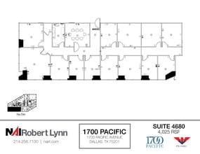 1700 Pacific Ave, Dallas, TX à louer Plan d’étage– Image 1 sur 1