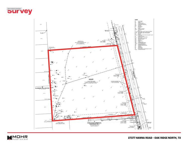 27377 Hanna Rd, Conroe, TX à vendre - Plan de site – Image 3 sur 4