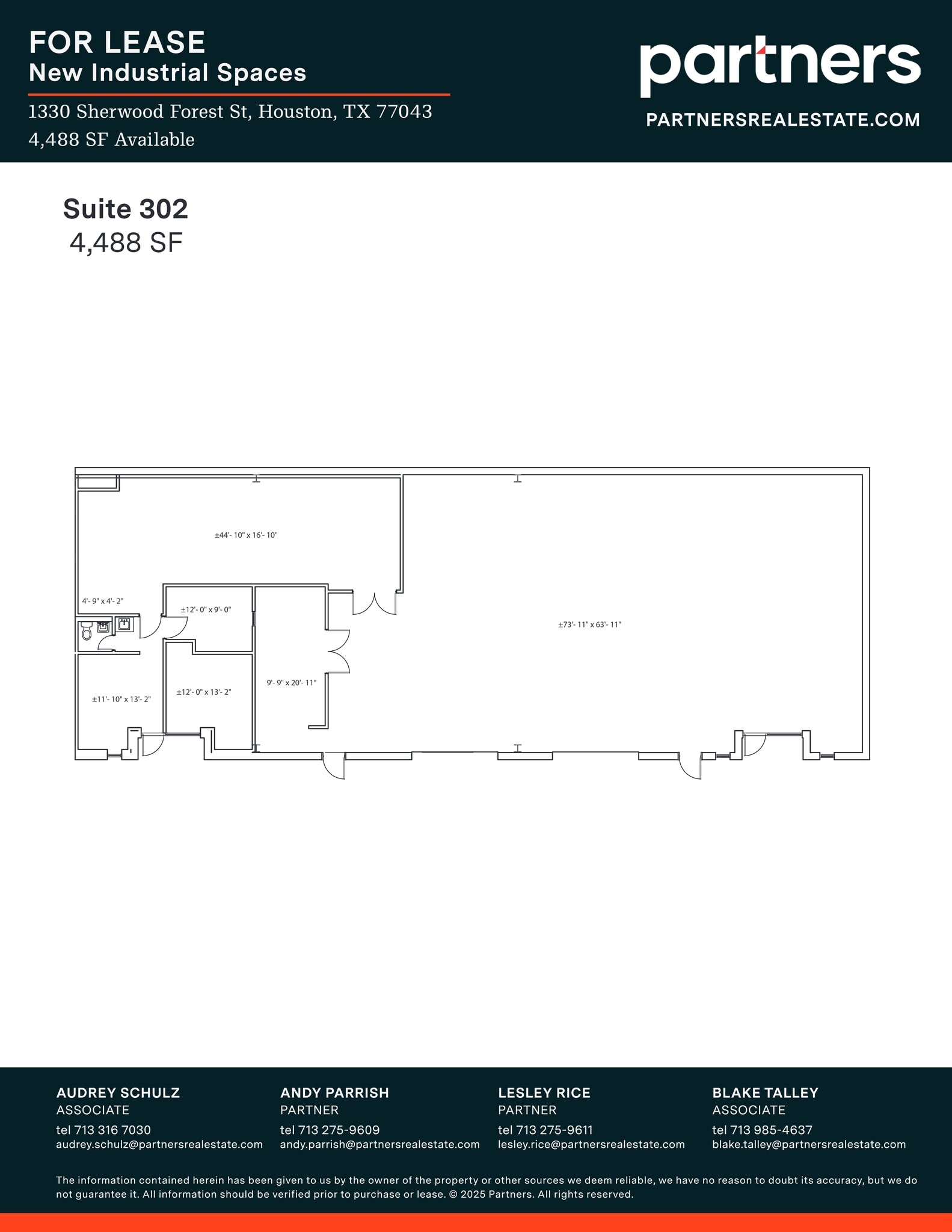 1330 Sherwood Forest St, Houston, TX à louer Plan de site– Image 1 sur 1