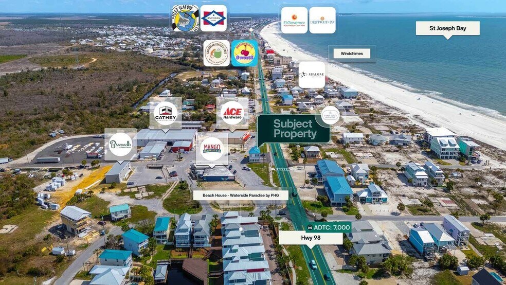 3016 Highway 98, Mexico Beach, FL à vendre - Photo de l’immeuble – Image 2 sur 2