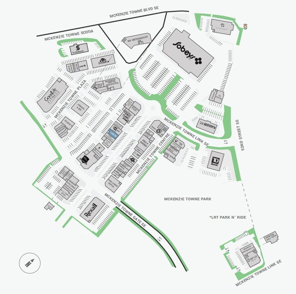 20 Mckenzie Towne Ave SE, Calgary, AB à louer - Plan de site – Image 1 sur 24