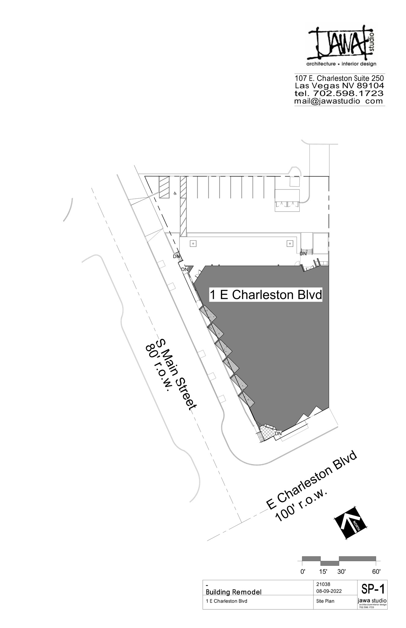 1 E Charleston Blvd, Las Vegas, NV à louer Plan de site– Image 1 sur 6