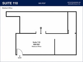 28720 Roadside Dr, Agoura Hills, CA à louer Plan d’étage– Image 1 sur 1