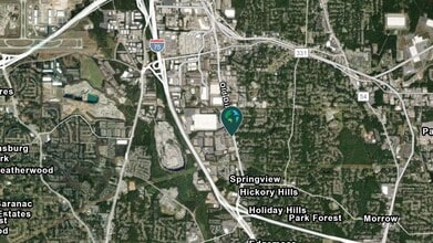5651 Old Dixie Hwy, Forest Park, GA - Vue aérienne  vue de carte