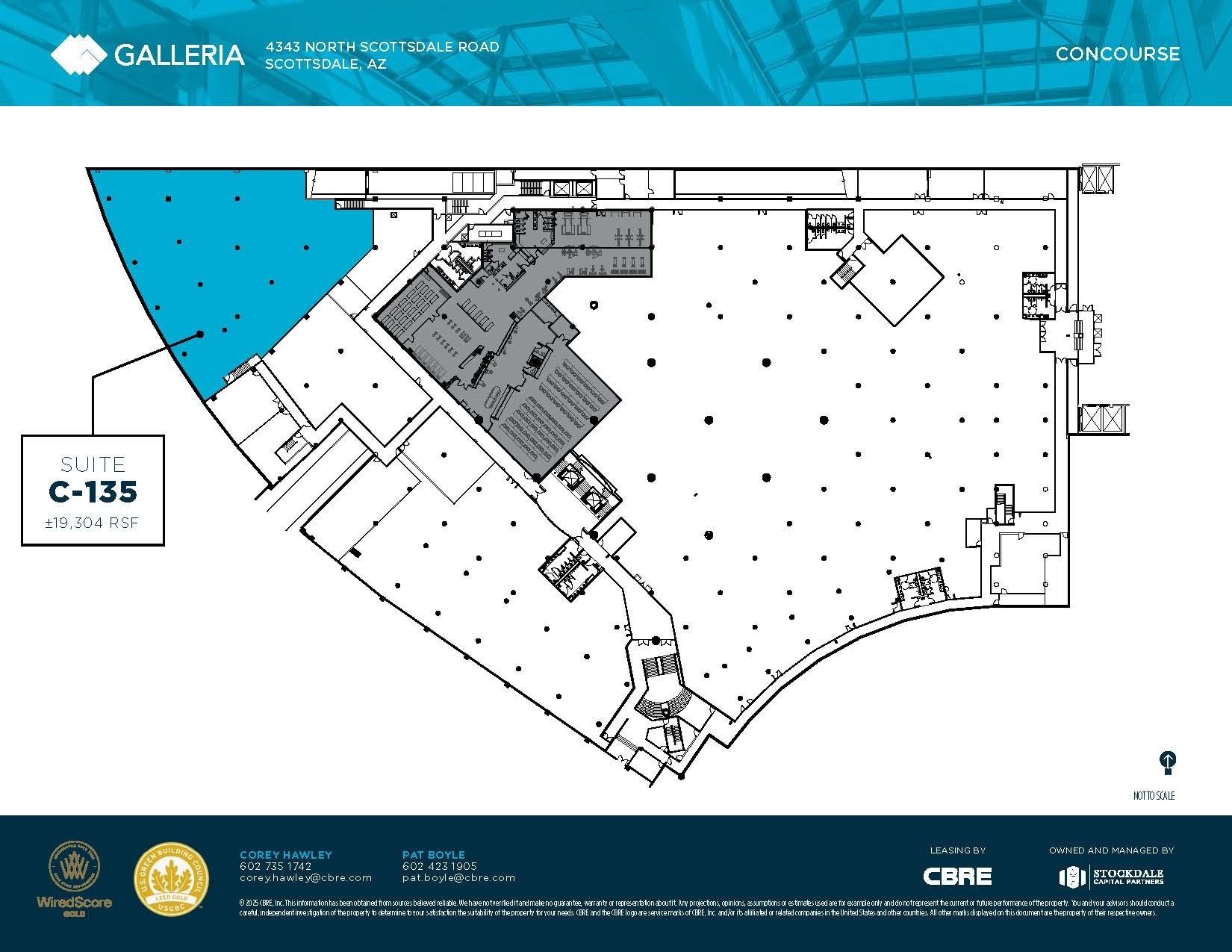 4343 N Scottsdale Rd, Scottsdale, AZ à louer Plan d’étage– Image 1 sur 1