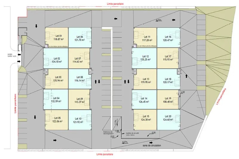 Local d’activités dans Vailhauquès à louer - Plan de site – Image 3 sur 12