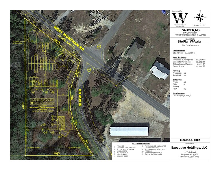 19863 Wortham Rd, Saucier, MS à vendre - Plan de site – Image 3 sur 3