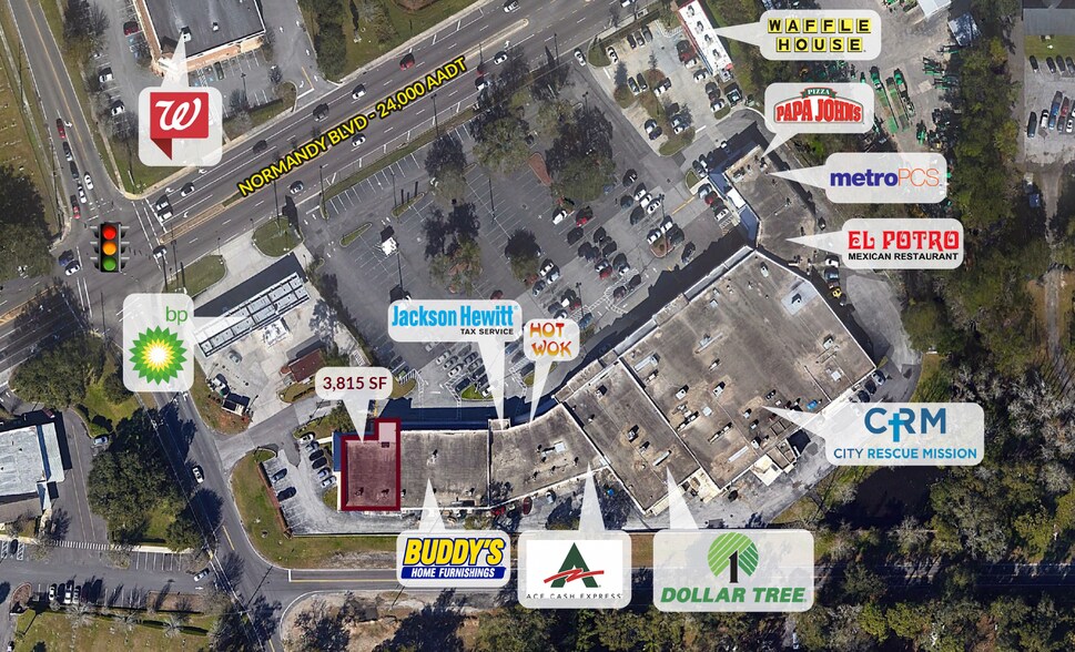 7200 Normandy Blvd, Jacksonville, FL à louer - Photo de l’immeuble – Image 3 sur 7