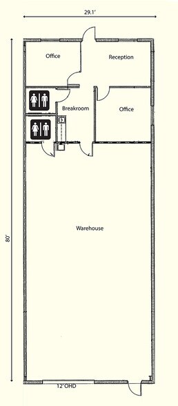 7997 Mercantile St, North Fort Myers, FL à vendre - Plan d’étage – Image 1 sur 2