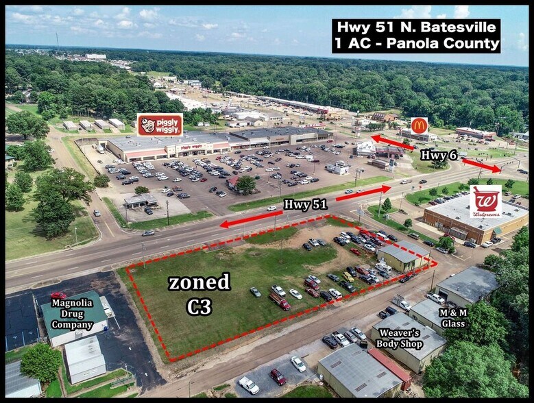 143 US-51, Batesville, MS à vendre - Photo principale – Image 1 sur 24