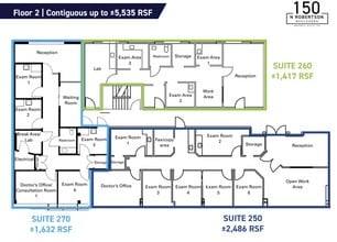150 N Robertson Blvd, Beverly Hills, CA à louer Plan d’étage– Image 2 sur 2