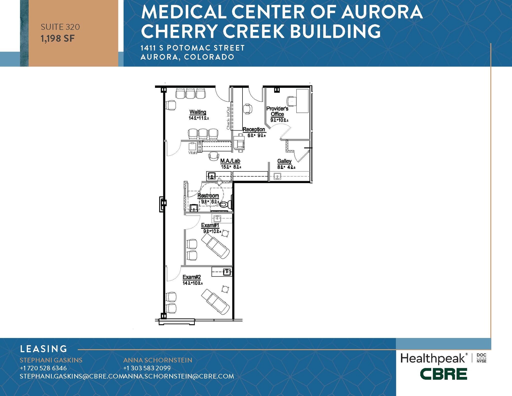 1411 S Potomac St, Aurora, CO à louer Plan d’étage– Image 1 sur 1