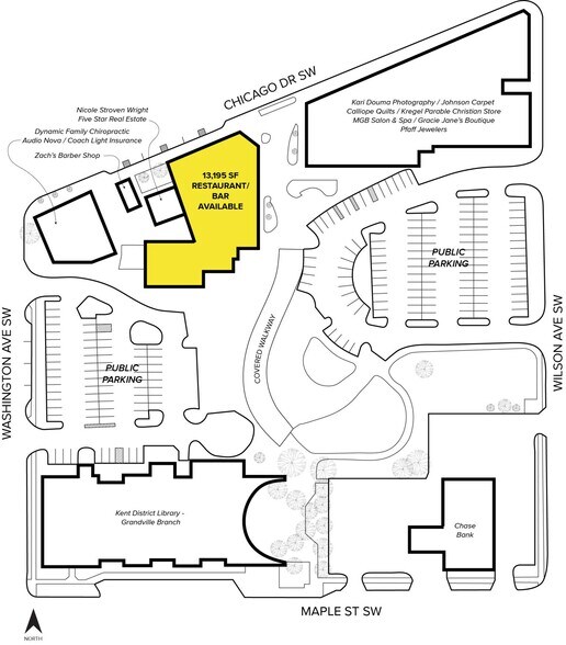 4050 SW Chicago Dr, Grandville, MI à vendre - Plan de site – Image 2 sur 2