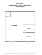 982 N Batavia St, Orange, CA à louer Plan d’étage– Image 1 sur 5