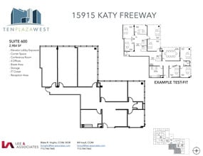 15915 Katy Fwy, Houston, TX à louer Plan d’étage– Image 1 sur 1