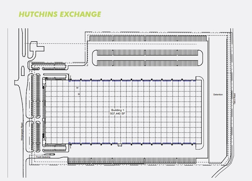 W Wintergreen & Talco Rd, Hutchins, TX à louer - Plan de site – Image 3 sur 3