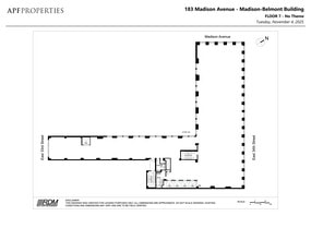 183 Madison Ave, New York, NY à louer Plan de site– Image 1 sur 7