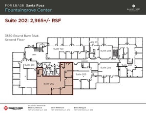 3550 Round Barn Blvd, Santa Rosa, CA à louer Plan d’étage– Image 1 sur 1