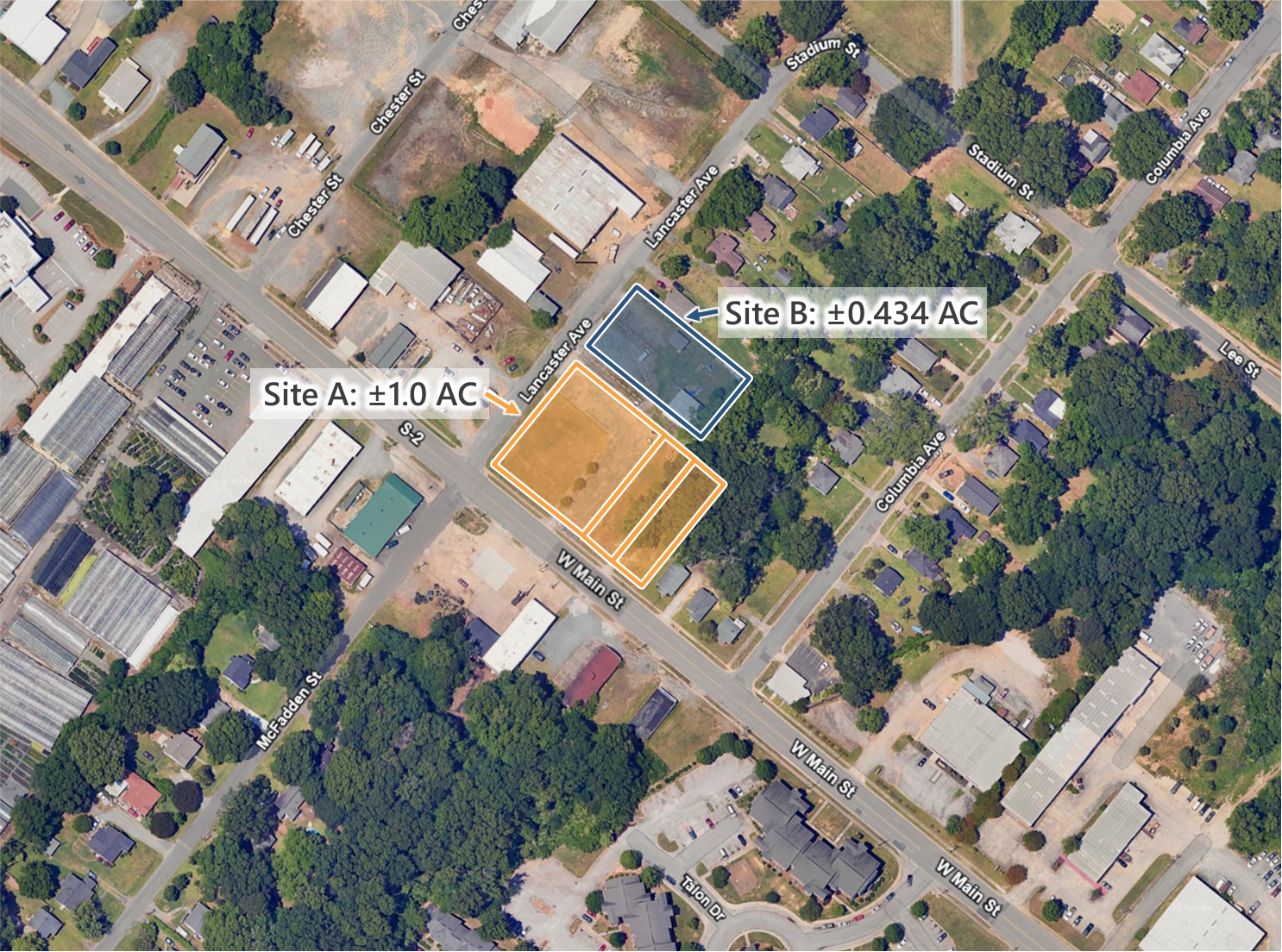 West Main Street & Lancaster Avenue, Rock Hill, SC à vendre Photo principale– Image 1 sur 5
