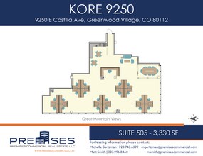 9250 E Costilla Ave, Greenwood Village, CO à louer Plan d’étage– Image 1 sur 1
