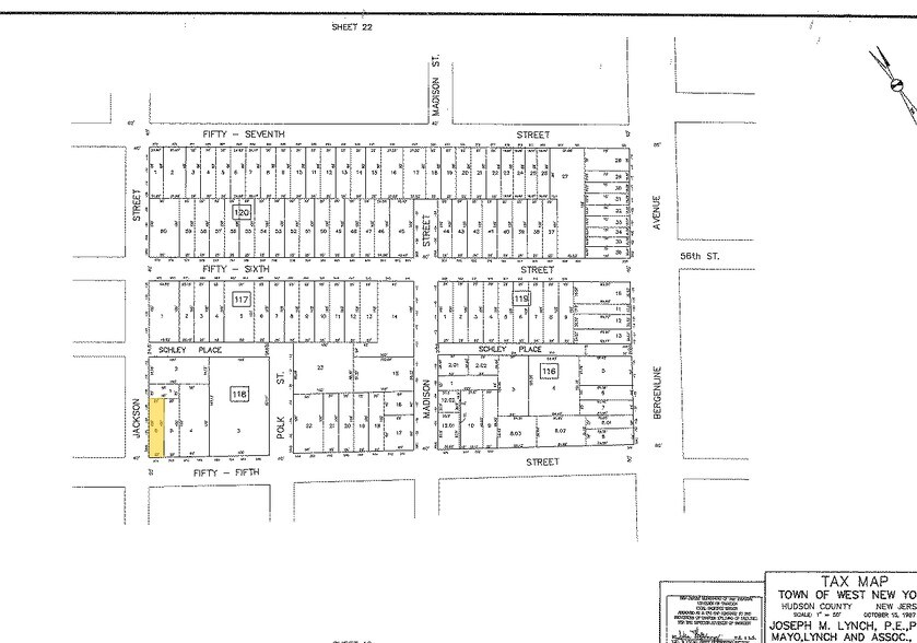 574 55th St, West New York, NJ à louer - Plan cadastral – Image 3 sur 4