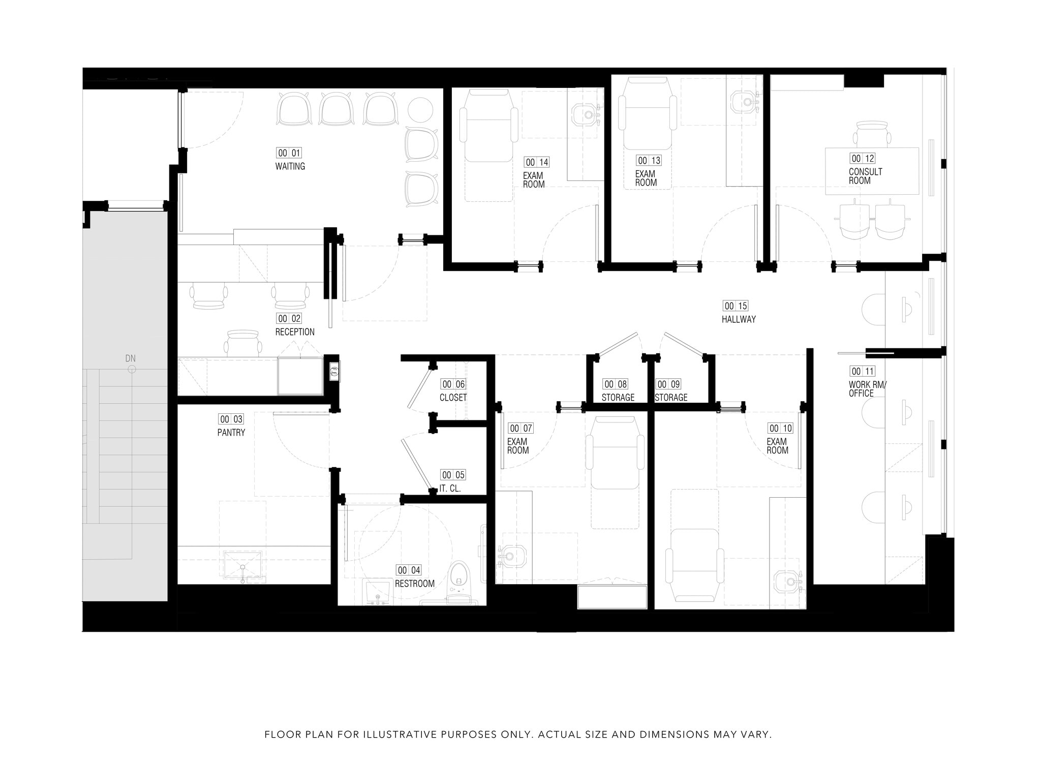 110 E 60th St, New York, NY à louer Plan d’étage– Image 1 sur 1