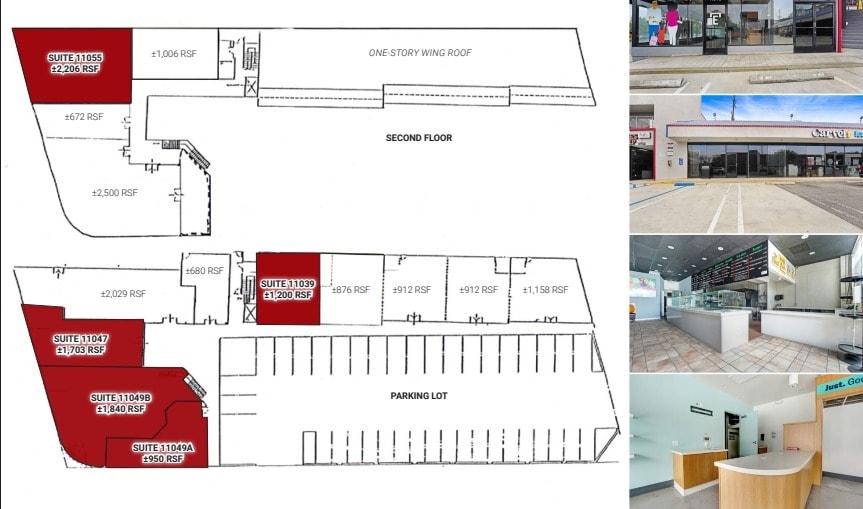 11031-11061 Santa Monica Blvd, Los Angeles, CA à louer Plan de site– Image 1 sur 1