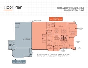 25717 Rye Canyon Rd, Valencia, CA à louer Plan d’étage– Image 2 sur 8