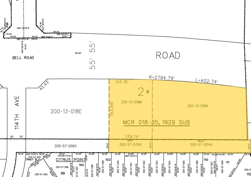 11327 W Bell Rd, Surprise, AZ à louer - Plan cadastral – Image 2 sur 15
