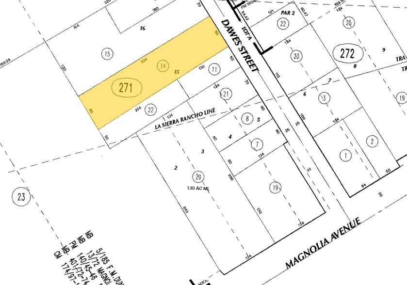 3868 Dawes St, Riverside, CA à vendre - Plan cadastral – Image 2 sur 4