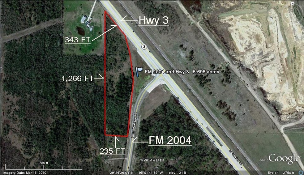 HWY 3 & FM 2004, Texas City, TX à vendre - Photo principale – Image 3 sur 9