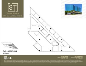 13760 Noel Rd, Dallas, TX à louer Plan d’étage– Image 2 sur 2