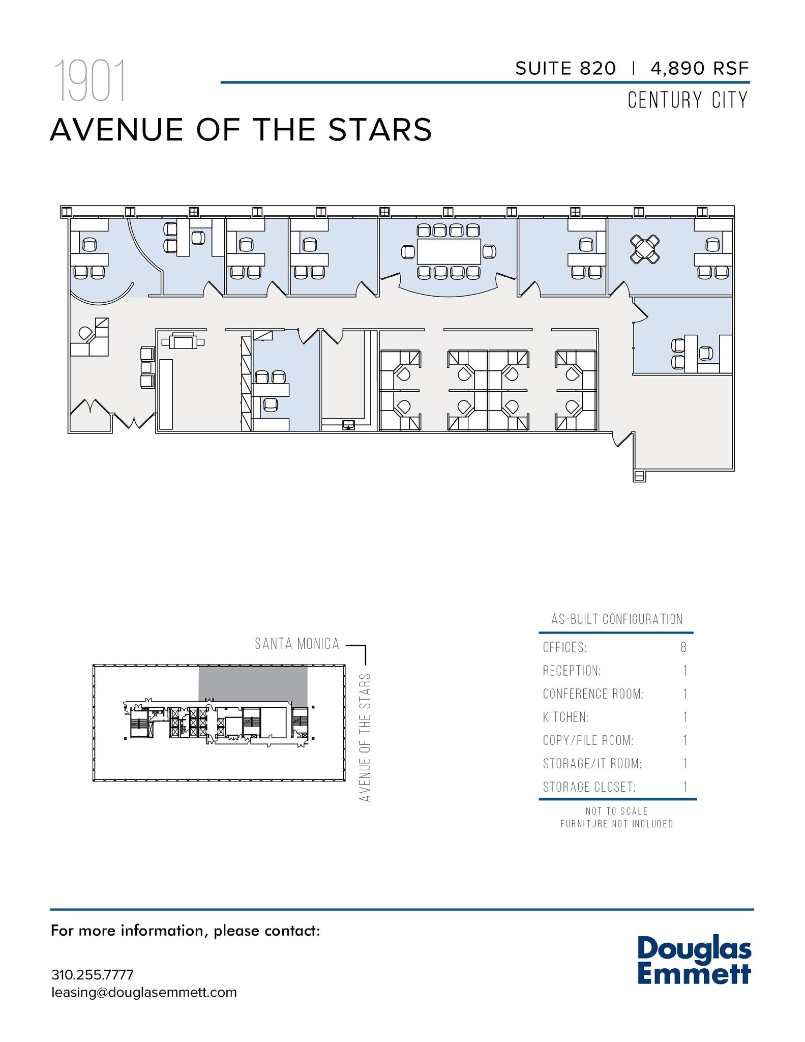1901 Avenue of the Stars, Los Angeles, CA à louer Plan d’étage– Image 1 sur 1