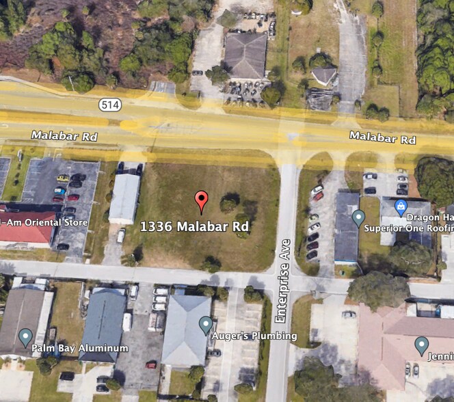 1336 Malabar Rd, Palm Bay, FL à louer - Plan de site – Image 3 sur 3